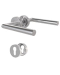 DIYGEEK Drückergarnitur Zimmertür Silber, PZ