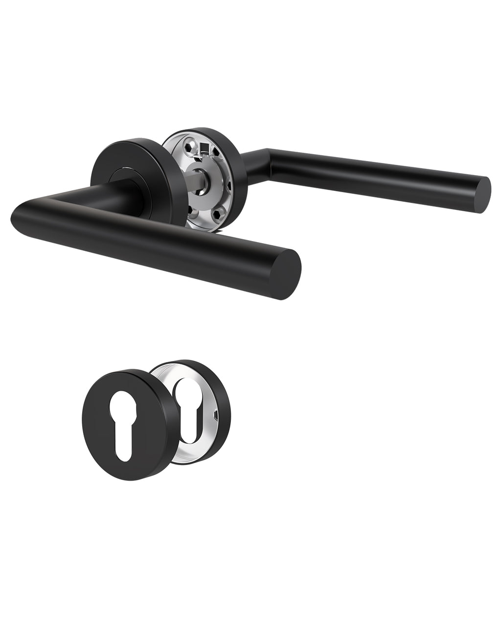 DIYGEEK Türgriffe Innentüren Schwarz,PZ