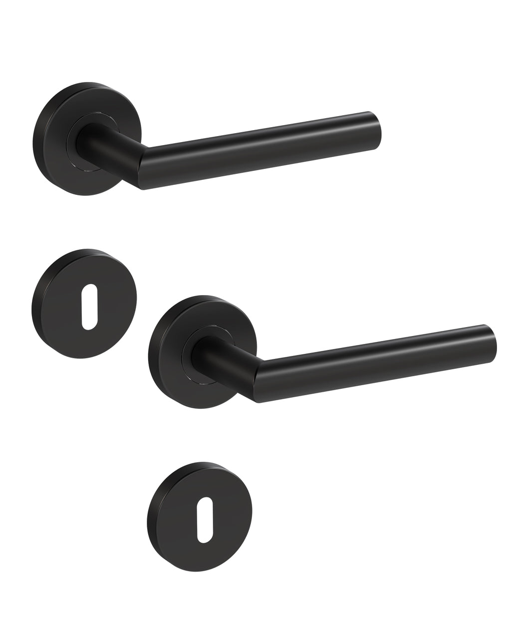DIYGEEK Türgriffe Innentüren Schwarz,BB