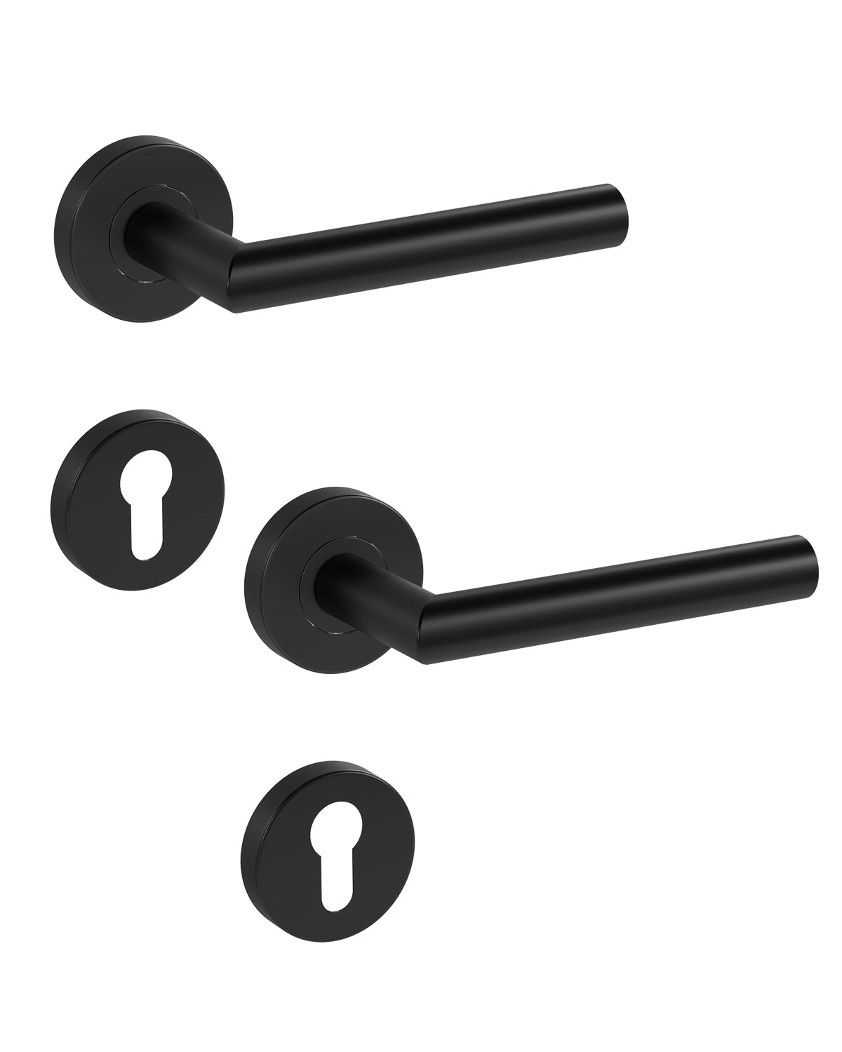 DIYGEEK Türgriffe Innentüren Schwarz,PZ