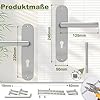 DIYGEEK Türgriffe Innentüren Silber,PZ