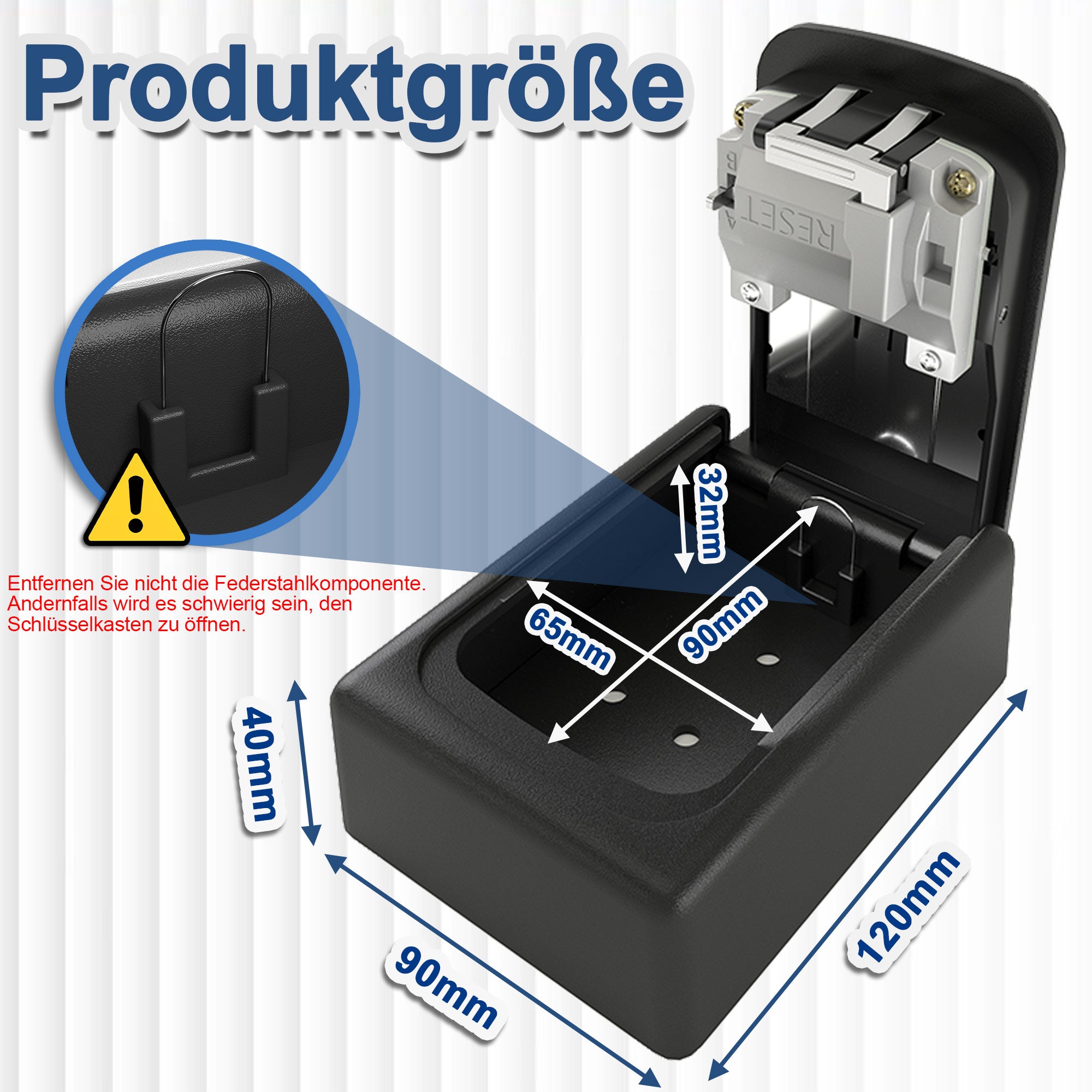 DIYGEEK Schlüsseltresor mit Zahlencode