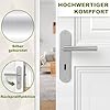 DIYGEEK Türgriffe Innentüren Türbeschlag Langschild Silber, BB