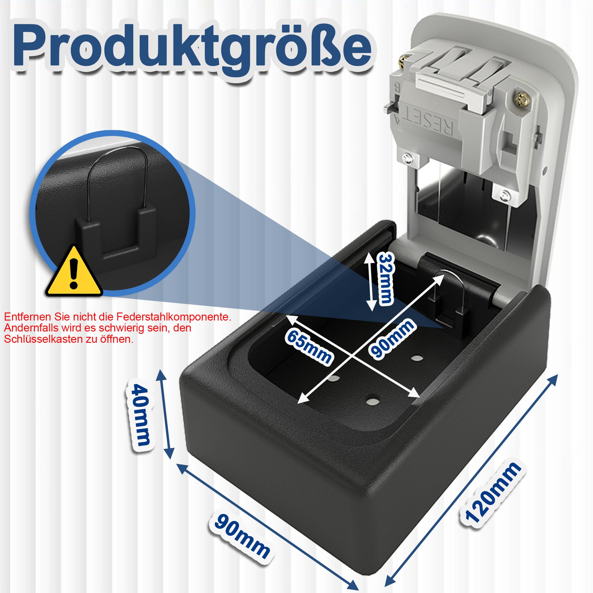 DIYGEEK Schlüsselsafe Aussen