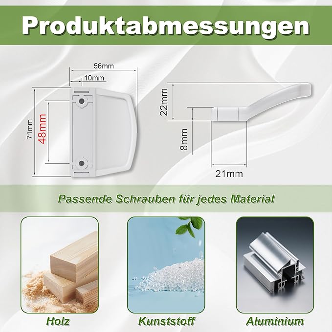 DIYGEEK Einfache Montage ohne Bohren Weiß