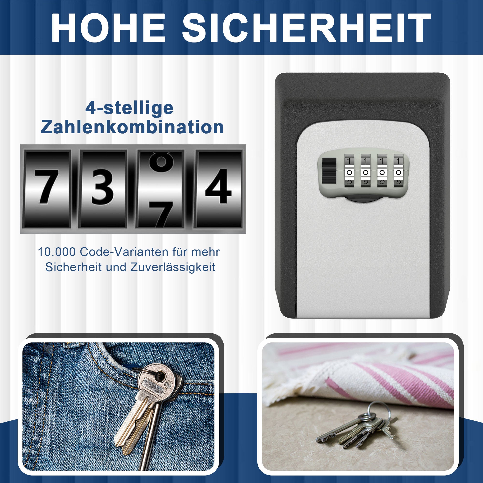 DIYGEEK Schlüsselsafe Aussen