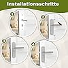 DIYGEEK Türgriffe Innentüren Silber,PZ